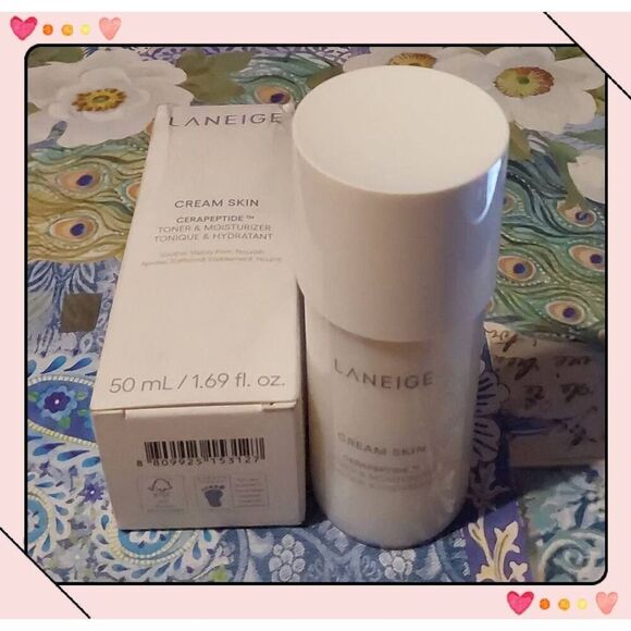 NIB~Laneige Cream Skin Cerapeptide Toner & Moisturizer~50 ml/1.69 fl. oz. - Picture 1 of 4